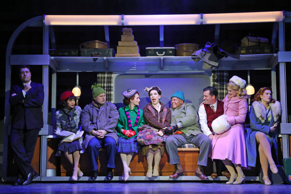 The cast of Goodspeed's White Christmas. Photo by Diane Sobolewski.