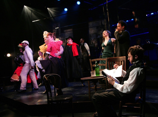 Bobby Steggert and the cast of Goodspeed's MY PARIS. Photo by Diane Sobolewski.