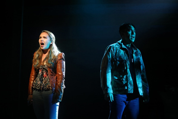 Celeste Rose and Ryan Duncan in Goodspeed's Passing Through. (c)Diane Sobolewski